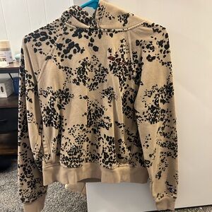 Champion Tan and Black Patterned Hoodie